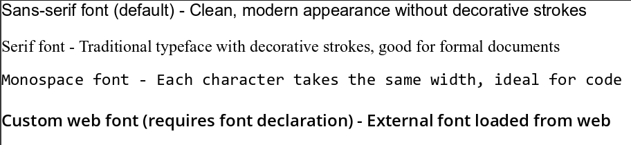 Fonts in Flumi