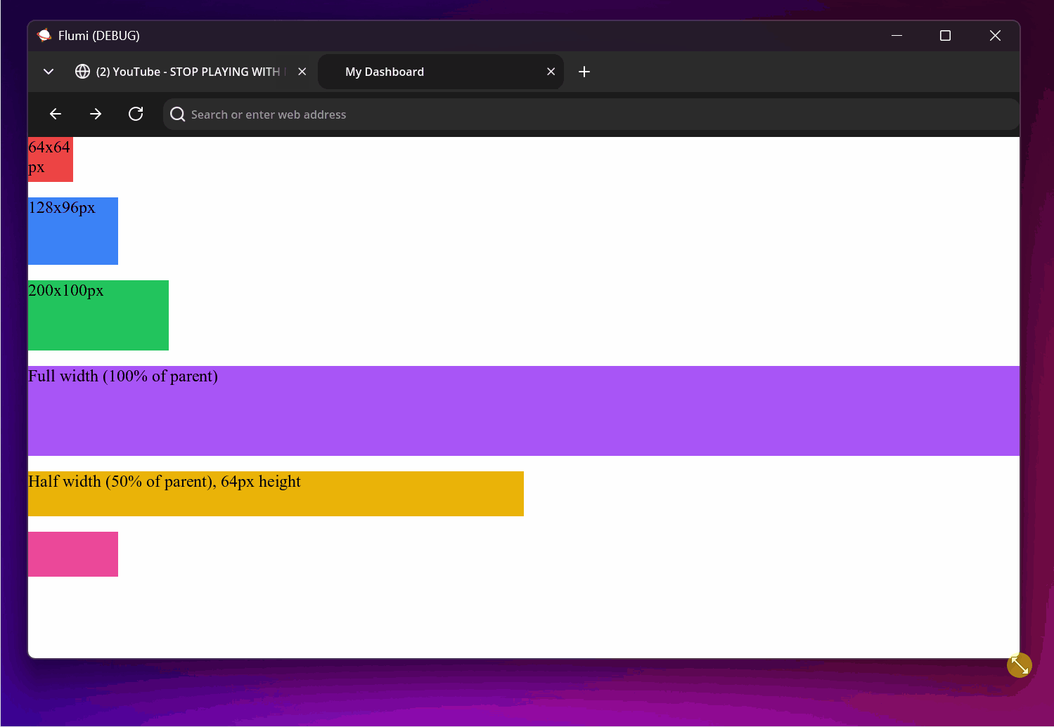 Background Colors in Flumi